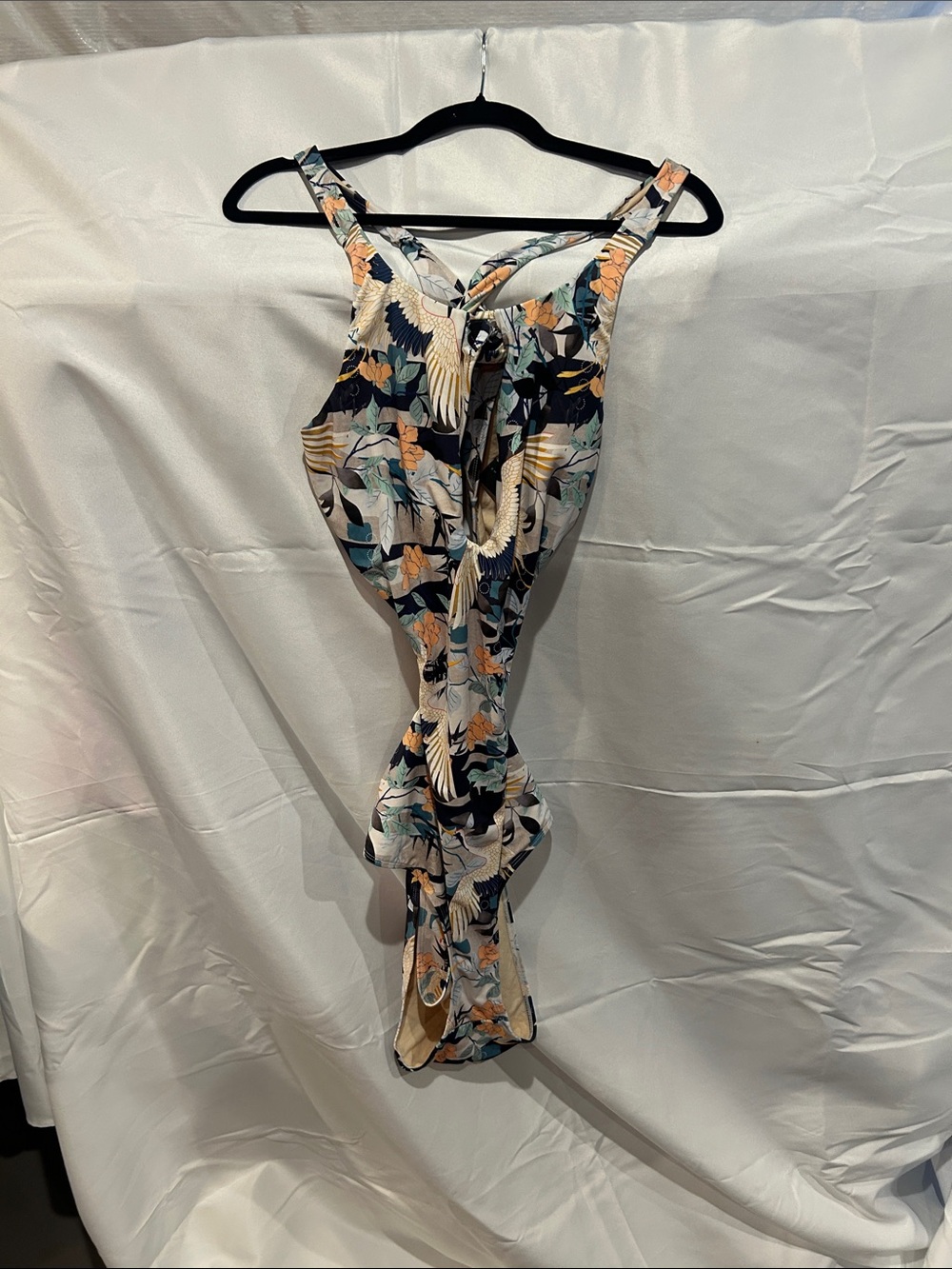 Ashley Graham Floral Multicolor Swimsuit Top